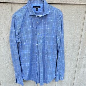 Bonobos Blue Checkered Men's Shirt